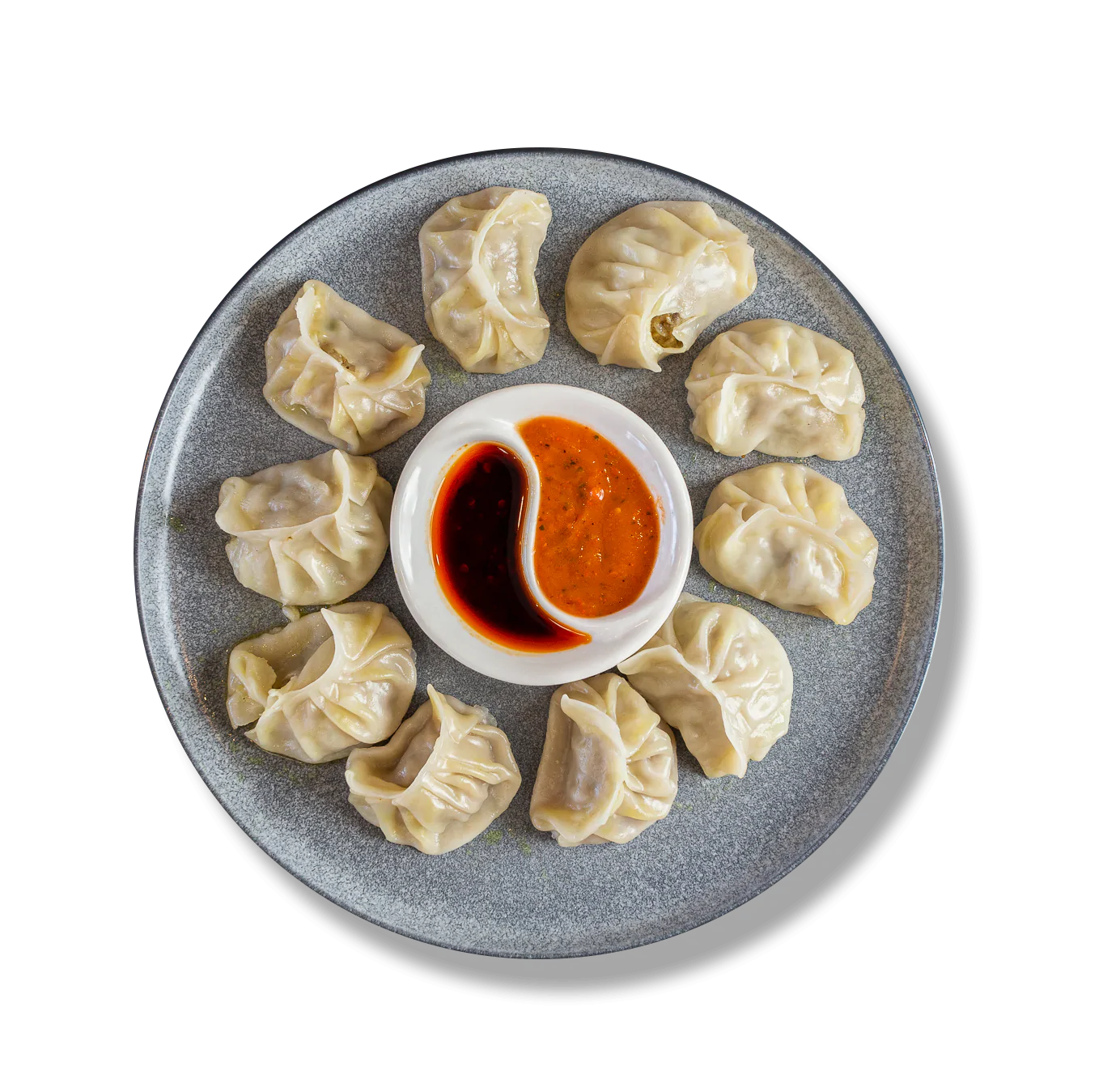 Chicken Momo at Falcha Town Hall